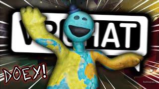 DOEY THE DOUGHMAN GOES CRAZY IN VRCHAT! | Poppy Playtime Chapter 4 | Funny Moments