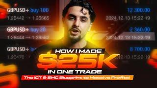 HOW I MADE $25,000 IN ONE TRADE: The ICT & SMC Blueprint to Massive Profits!