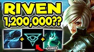 RIVEN'S BIGGEST COUNTER! 1,200,000 MILLION MASTERY POINTS...? - Riven TOP Gameplay Guide S11 (Ep43)