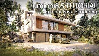 Tutorial Lumion 8.5 Exterior Rendering - #1 Modern house in Forest