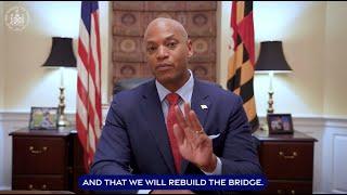 Governor Wes Moore on Congress Supporting 100% Cost Share of Key Bridge Rebuild