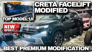 CRETA FACELIFT MODIFIED TOP MODEL UI INSTALLED Best Premium Modification #cretafacelift #creta