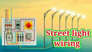 Street light wiring #electricalteluguofficial