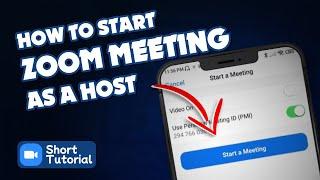 How to start zoom meeting as host 2024 | Initial Solution