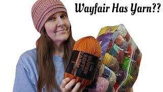 Wayfair Has Yarn?? Well Lets Review This NEW Yarn