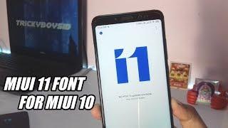 MIUI 11 Stock Font For MIUI 10 | Official Font