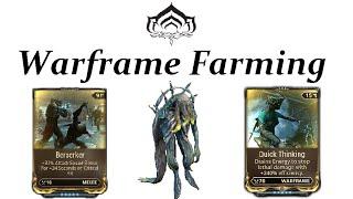 Warframe Farming - Berserker & Quick Thinking (Corrupted Ancient)