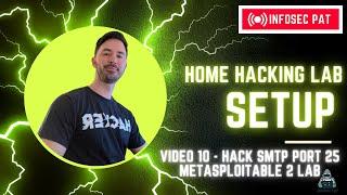 How To Hack and Exploit Port 25 SMTP Metasploitable 2  Full Walkthrough - Home Hacking Lab Video 10