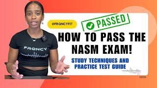 How I PASSED my NASM Exam! Tips & Tricks 2024  - 7th Edition