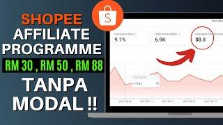 TERKINI! CARA BUAT RM100 BARU SHOPEE AFFILIATE MARKETING 2021 TANPA MODAL DENGAN SHOPEE l WENG HONN