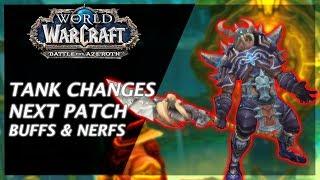 ALL TANK CHANGES IN 8.1 - Prot Warrior & Guardian Druid BUFFS!!!