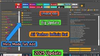 Tecno Infinix Itel meta mode Unlock Update 2025 | Unlock Tool Big Update Meta Mode Factory Reset FRP