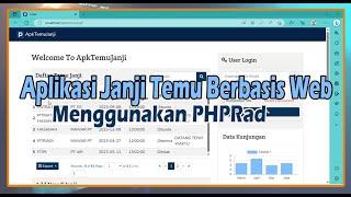 PHPrad Tutorial  - Membuat Aplikasi Janji Temu Berbasis Web tanpa coding