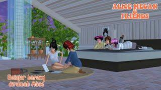 ALICE MEGAN & FRIENDS [BELAJAR BARENG] || SAKURA SCHOOL SIMULATOR