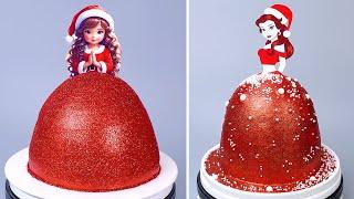 How To Make Christmas Cake Decorating Ideas | So Yummy Cake Decorating Recipes | Tasty Plus