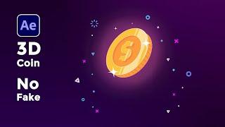 Shiny 3D Coin Animation | After Effects Tutorial