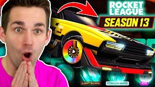 *NEW* ROCKET PASS 13 & TOURNAMENT REWARDS FIRST LOOK! (Rocket League Season 13)