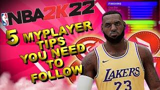 NBA 2K22 MYPLAYER BUILDER - 5 TIPS YOU MUST FOLLOW WHEN CREATING YOUR BUILD