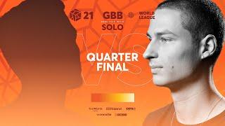 Artist  vs FootboxG  | GRAND BEATBOX BATTLE 2021: WORLD LEAGUE | Quarter Final
