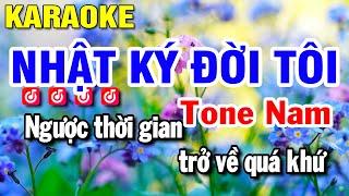 Nhật Ký Đời Tôi Karaoke Nhạc Sống Tone Nam Gm (Beat Hay) Huỳnh Lê