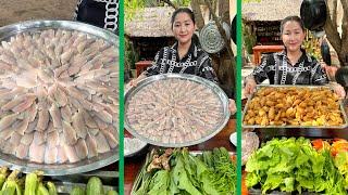 "Crispy Fish, Fresh Fish Eating Special Sauce " Mommy Chef cook amazing recipe | Cooking with Sros