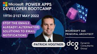 Alternative Solutions to Email Notifications - Power Apps Developer Bootcamp 2022