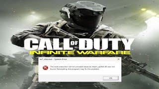 The code execution cannot proceed because steam_api64r. dll was not found. COD Infinite Warfare