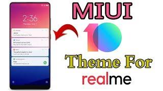 MIUI 10 Theme For All RealMe Devices || Without Root || Ideal Techist