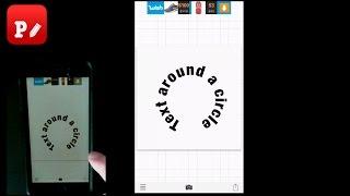 Curve or Arch Your Text Easily for Design Space Users - Phonto App