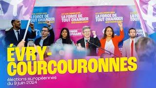 Meeting de l'Union populaire à Évry-Courcouronnes