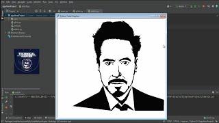 Draw Iron Man Face using 3 line of Python code | How to Draw Ironman with sketchpy in Python |