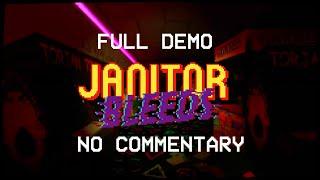 JANITOR BLEEDS by Korpus | Demo Walkthrough, No Commentary | PS1 Arcade Horror