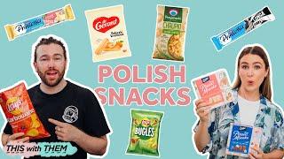 British people try Polish snacks!