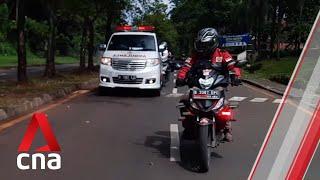 These volunteer bikers escort ambulances through Indonesia's busy roads