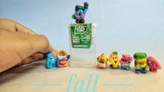 Making fall guys with tic tac and clay ( part 1) r, bros creations