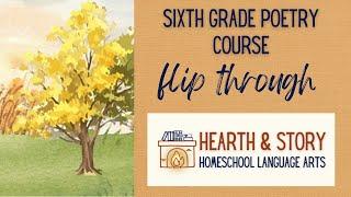 Hearth & Story Homeschool | 6th Grade Poetry Flip Through