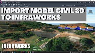 Import Model Civil 3D to Infraworks