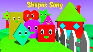 Shapes rhymes | Fun Learning Shapes Song for Kids | KuKuToonsTV