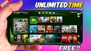 The *BEST* Unlimited Time Cloud Gaming App Lets You Play PC Games on Mobile | Unlimited Playtime!