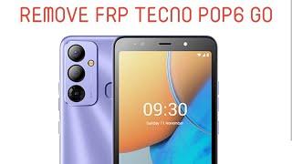 TECNO POP6 GO  BE6/BE6J/ android 11 remove frp google account bypass without pc
