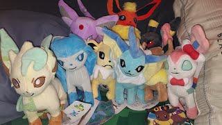 Eeveelution plushies unboxing!