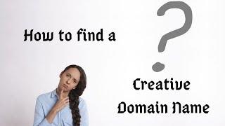 How to find a good Domain Name? Website name generator.