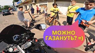 МотоБудни #1 | Веселим ребят/ Помогли толкнуть/ Громкий мерседес