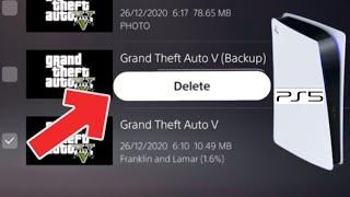 PS5 HOW TO DELETE GAME SAVE DATA!