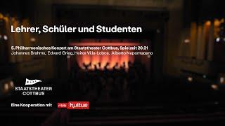 Lehrer, Schüler und Studenten | 5. Philharmonisches Konzert - Staatstheater Cottbus