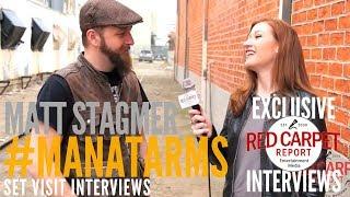 Matt Stagmer interviewed at the Man At Arms: Art of War Set Visit, Premieres 6/8 #ElReyNetwork