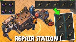 This is Best Machine ! REPAIR STATION - I Repaired My Broken Weapons | Last Day On Earth Survival