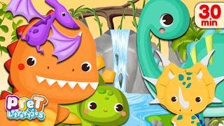 Dinosaurus Verstoppertje • Dino’s Tellen - Pretlettertjes • Dino Filmpjes Nederlands