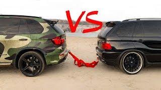 BMW X5M vs. BMW E53 - кто кого перетянет?