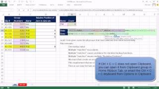 Excel Magic Trick 986 One Lookup Value, Extract Multiple Items, Display Horizontally (A Closer Look)